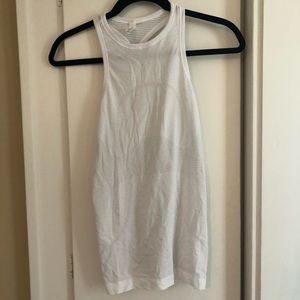 White tank top with an open back